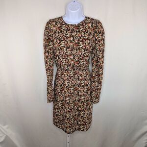 Romantic Floral Puff Sleeve Dress Autumn Fall Retro Medium Vero Moda